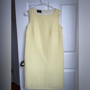 Light Yellow Sleeveless Dress